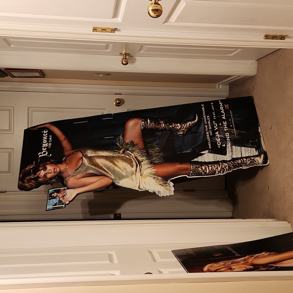 Uber rare Beyonce Destiny's Child B'Day Record Store Standee Lifezsize Cutout